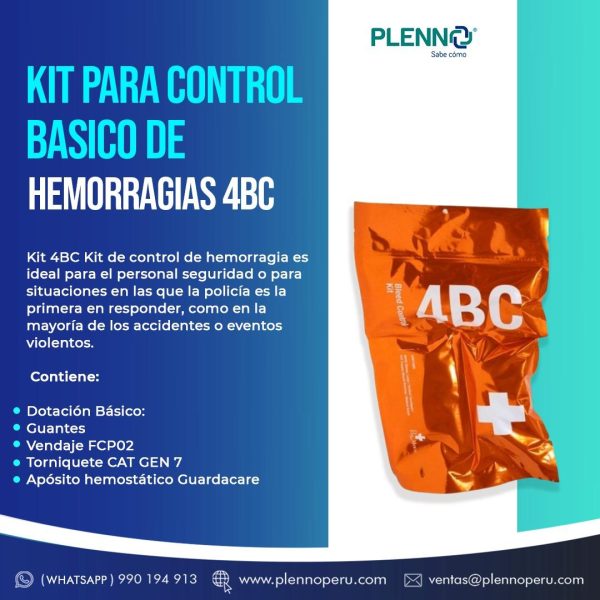 KIT de Control de Hemorragias 4BC - Imagen 3