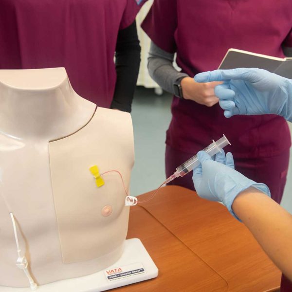 Torso VATA Chester™ con brazo de acceso a puertos - Piel clara - Imagen 4